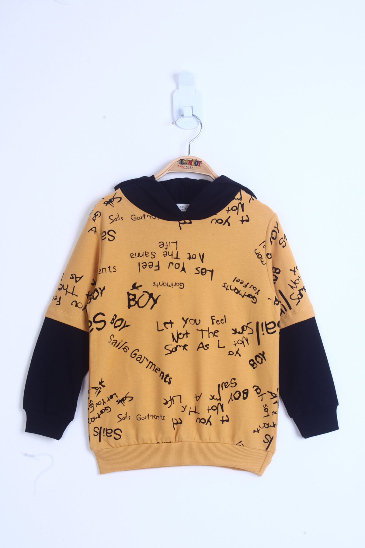 Toontoy Erkek Çocuk Yazı Baskılı Sweatshirt
