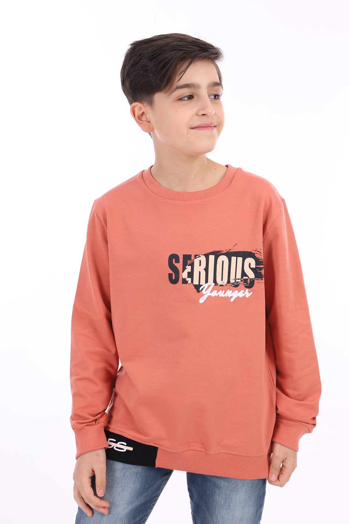 Toontoy Erkek Çocuk Baskılı Sweatshirt