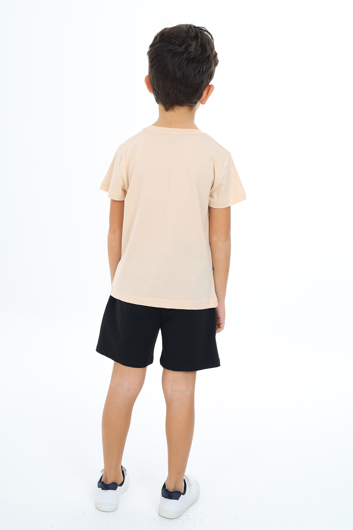 Toontoy Erkek Çocuk Kapüşonlu Renkli Püskürtme Baskılı Sweatshirt