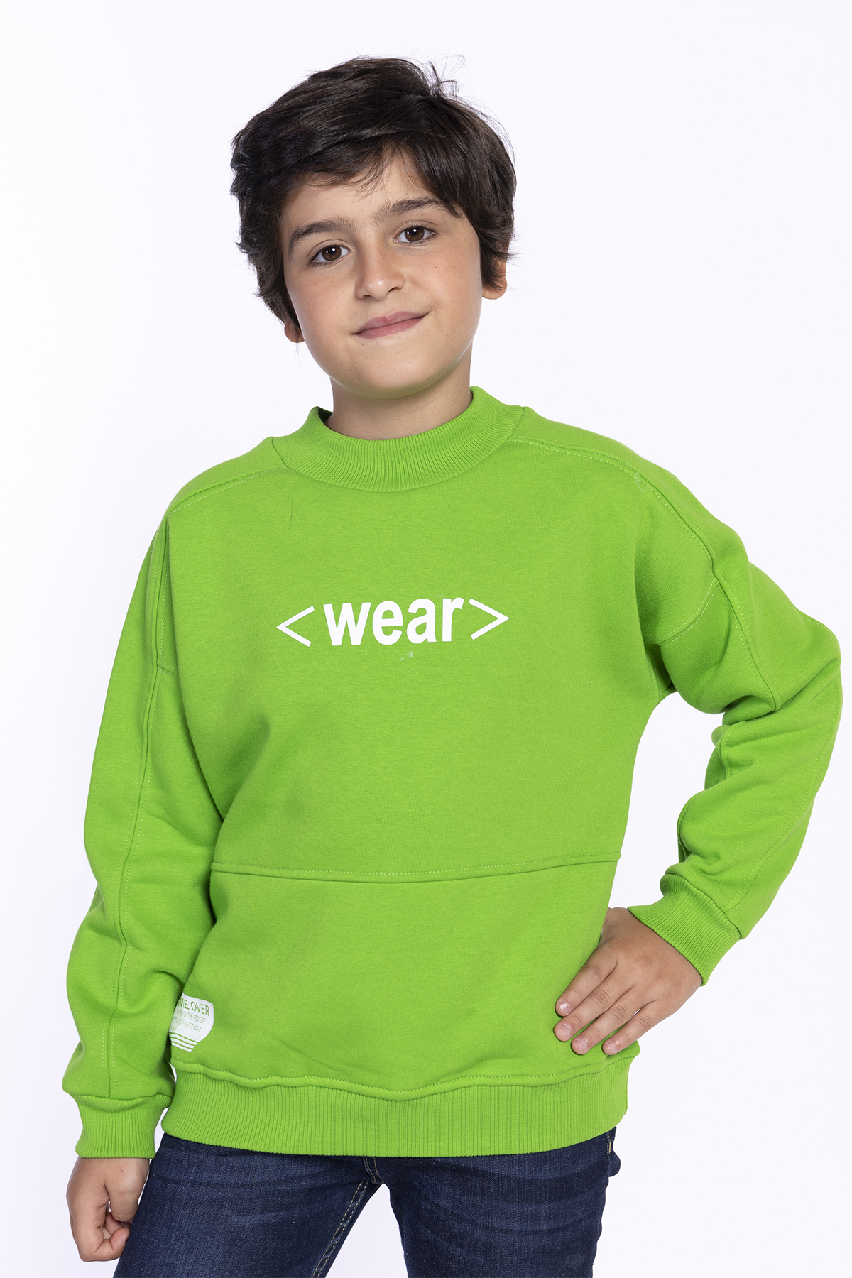 Toontoy Erkek Çocuk Balıkçı Yaka Sweatshirt