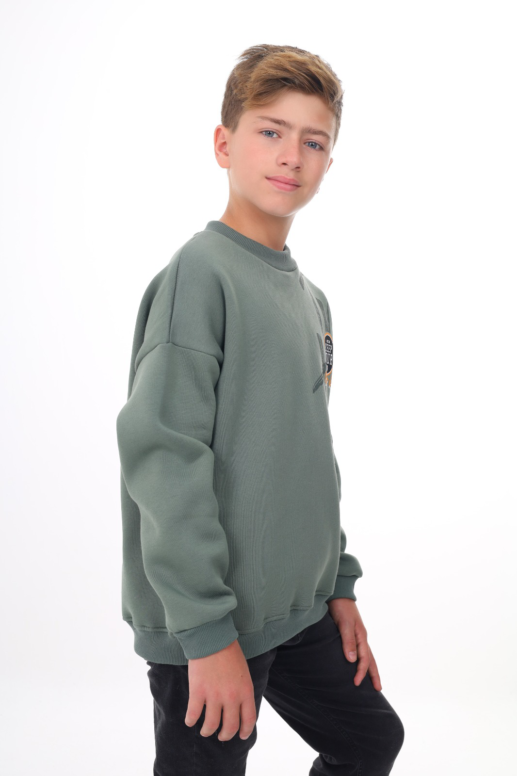 Toontoy Erkek Çocuk Baskılı Sweatshirt