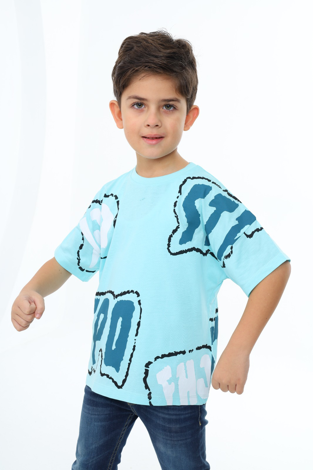 Toontoy Erkek Çocuk  Stpo Baskılı Tişört