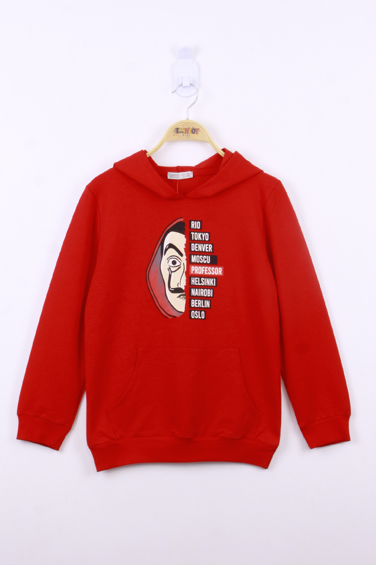 Toontoy Erkek Çocuk La Casa Baskılı Sweatshirt