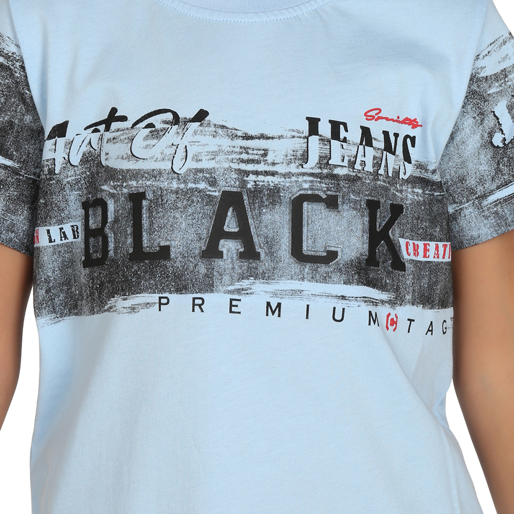 Toontoy  Erkek Çocuk T-Shirt Black Baskılı
