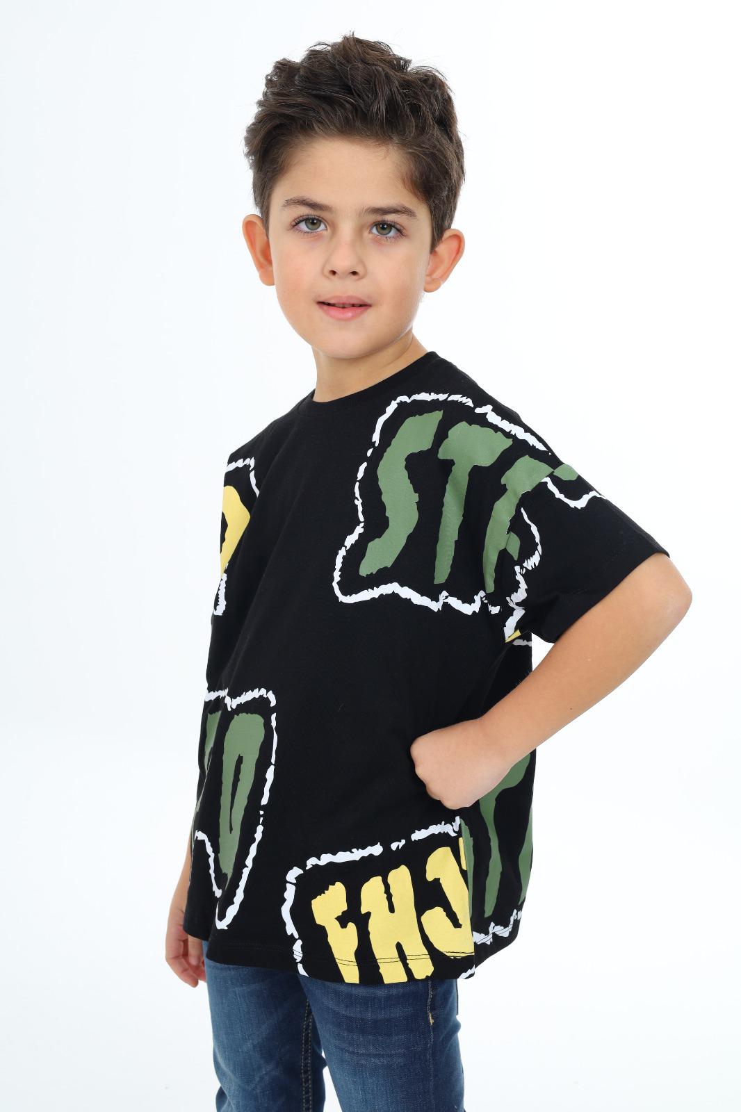 Toontoy Erkek Çocuk  Stpo Baskılı Tişört