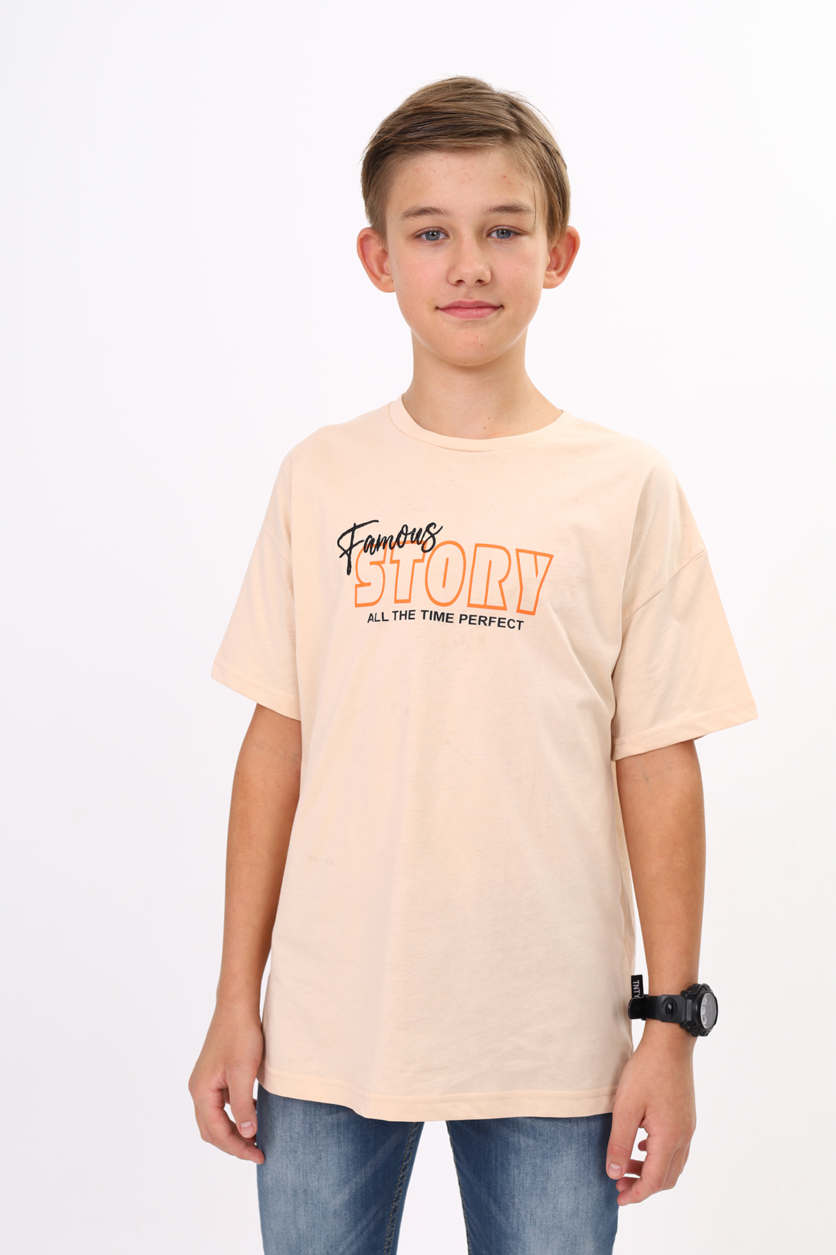 Toontoy Erkek Çocuk Baskılı Tişört