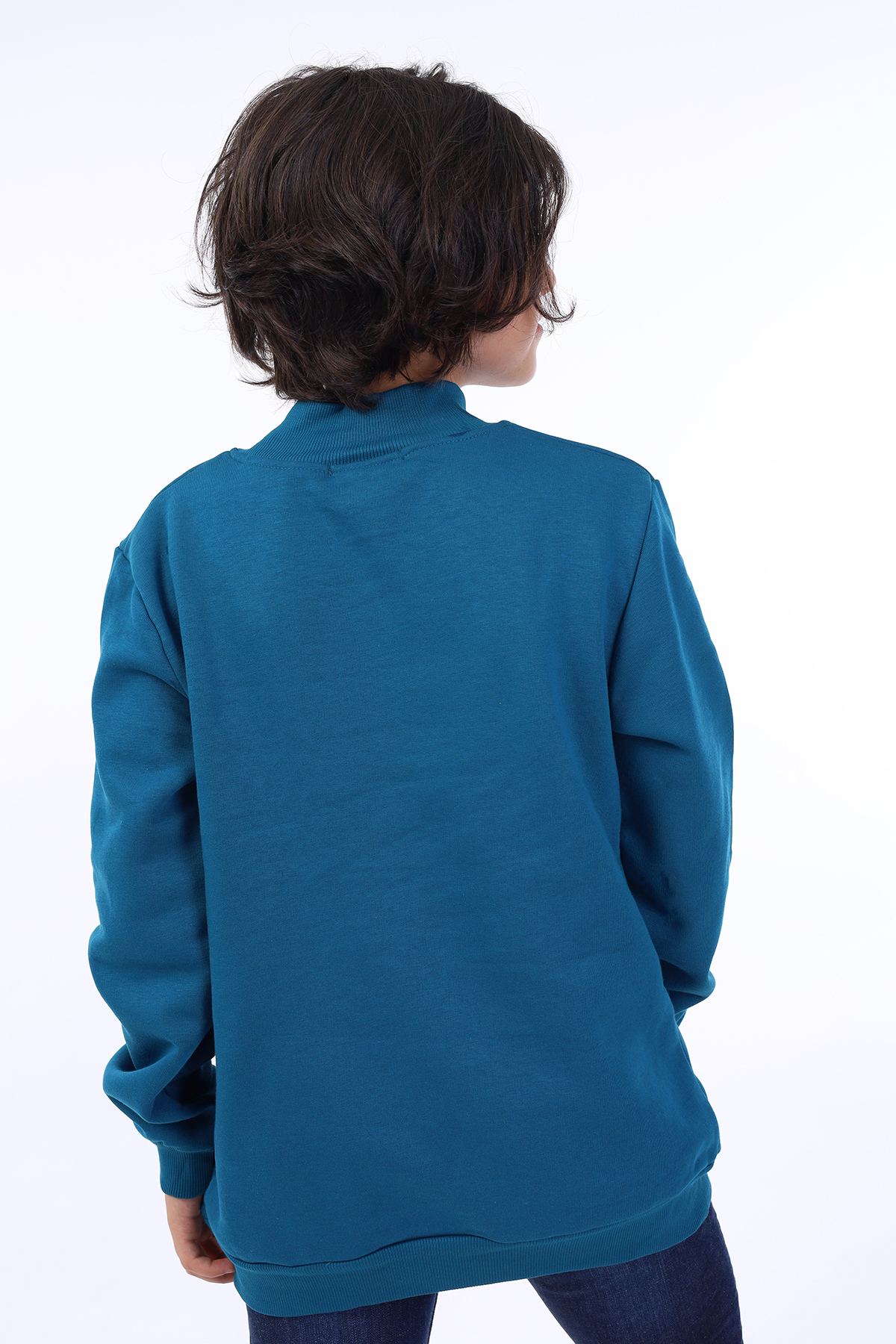 Toontoy Erkek Çocuk Kurt Baskılı Sweatshirt