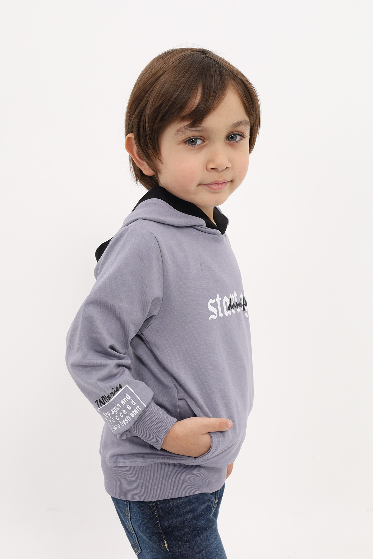 Toontoy Erkek Çocuk Baskılı Sweatshirt
