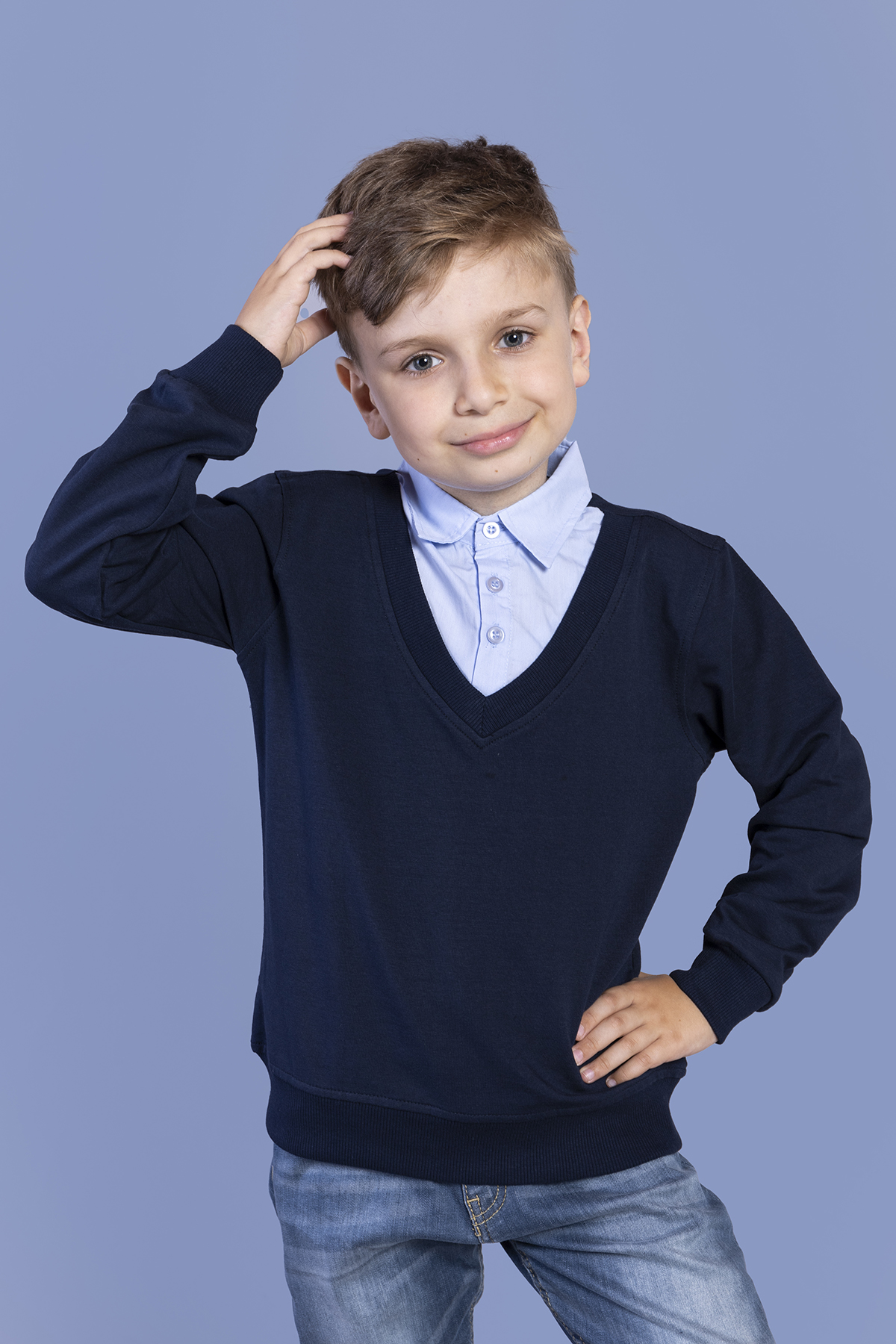 Toontoy Erkek Çocuk Okul Sweatshirt