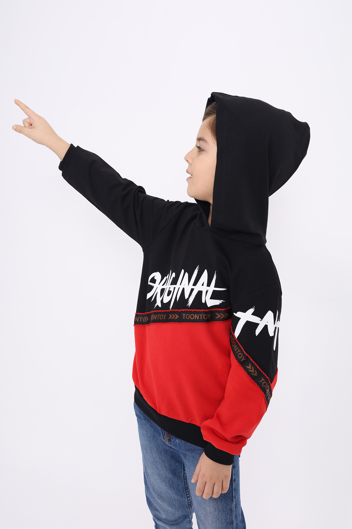 Toontoy Erkek Çocuk Original Baskılı Sweatshirt