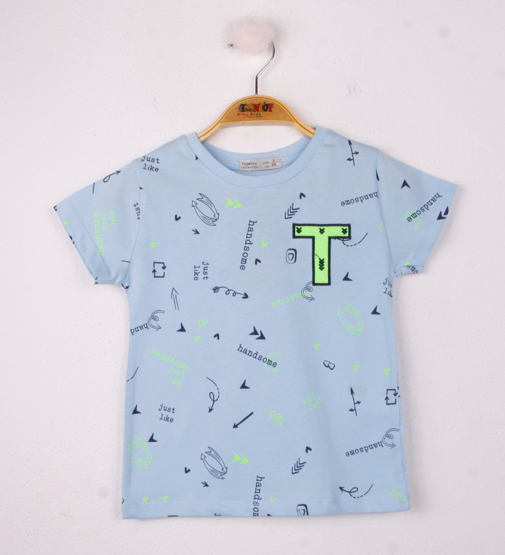 Toontoy Erkek Çocuk T Nakışlı Tişört