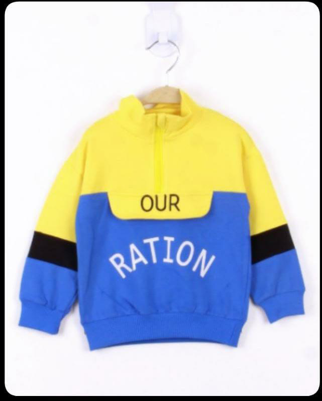 Toontoy Erkek Çocuk Ration Baskılı Sweatshirt