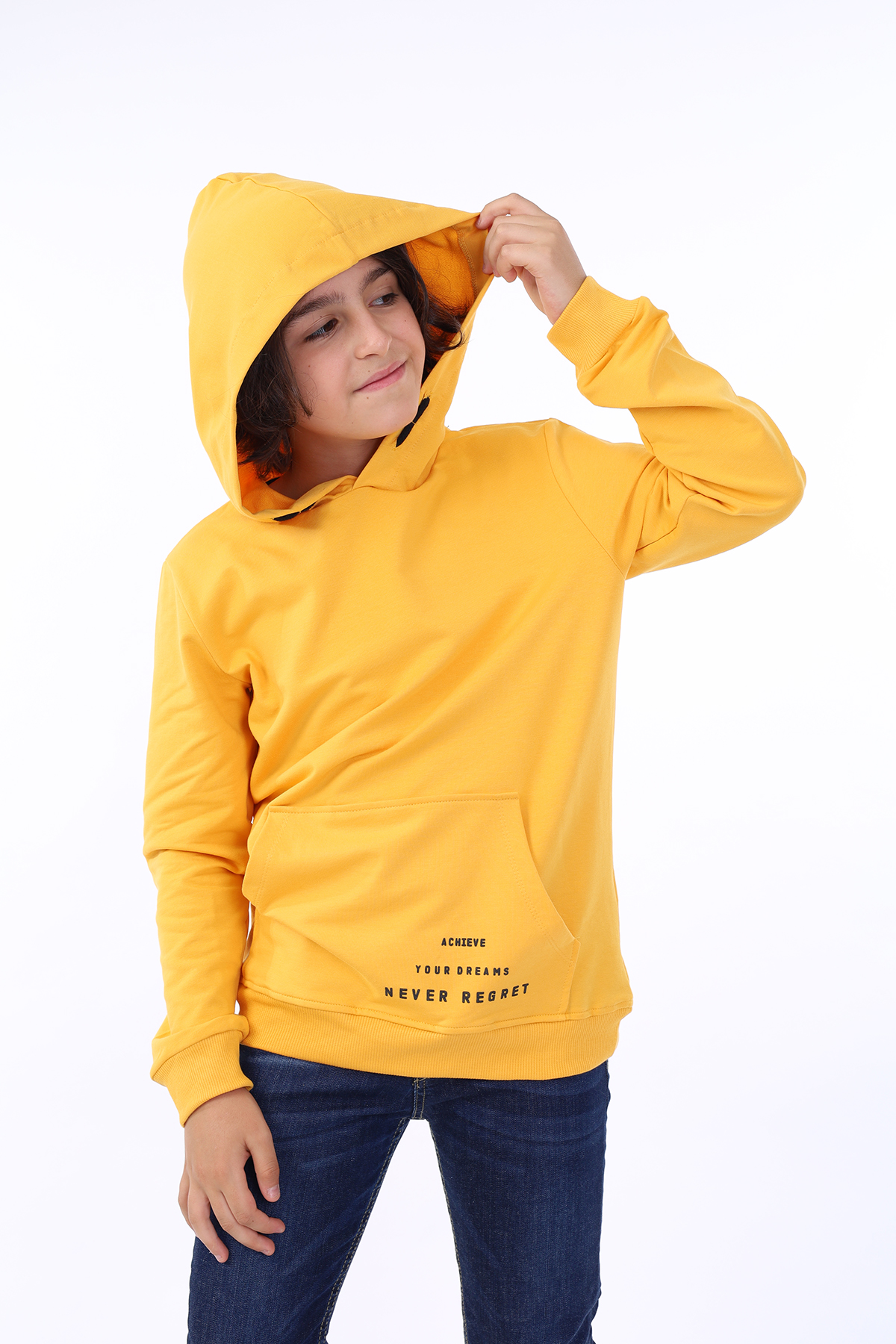 Toontoy Erkek Çocuk Cebi  Baskılı Sweatshirt