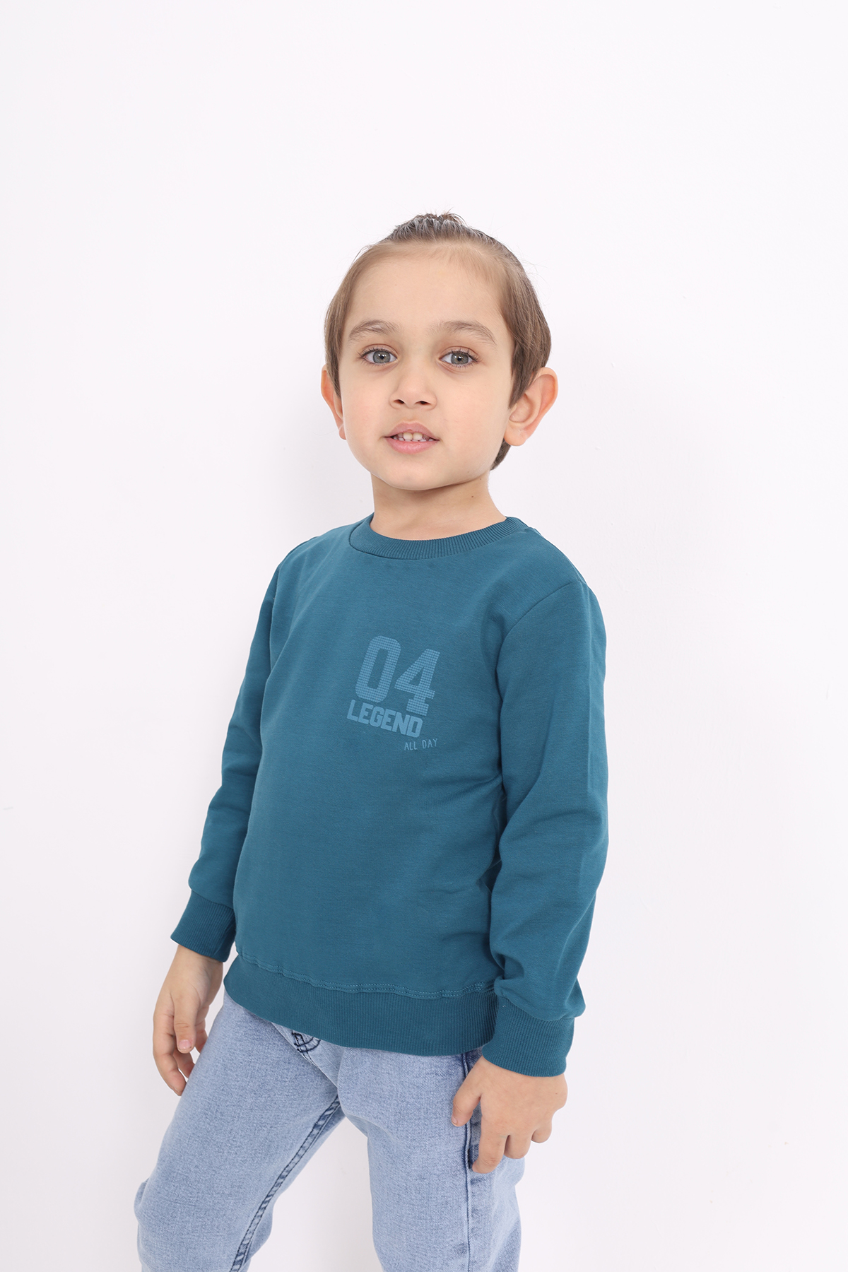 Toontoy Erkek Çocuk Baskılı Sweatshirt