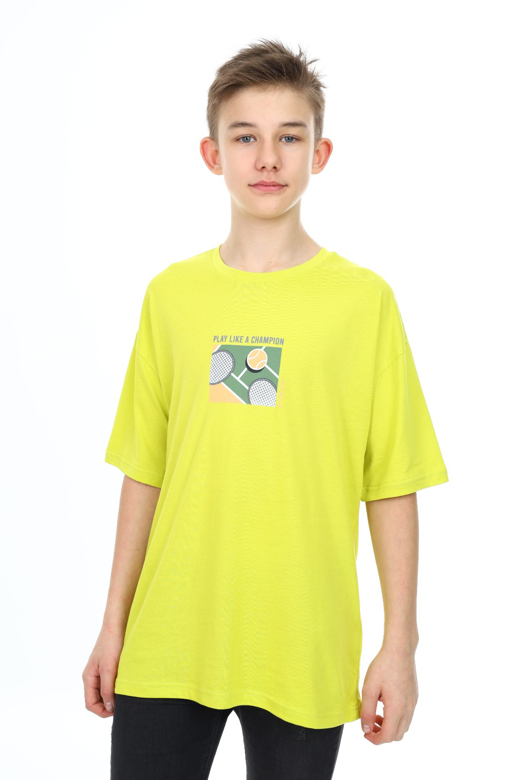 Toontoy Erkek Çocuk Play Like Baskılı Tişört