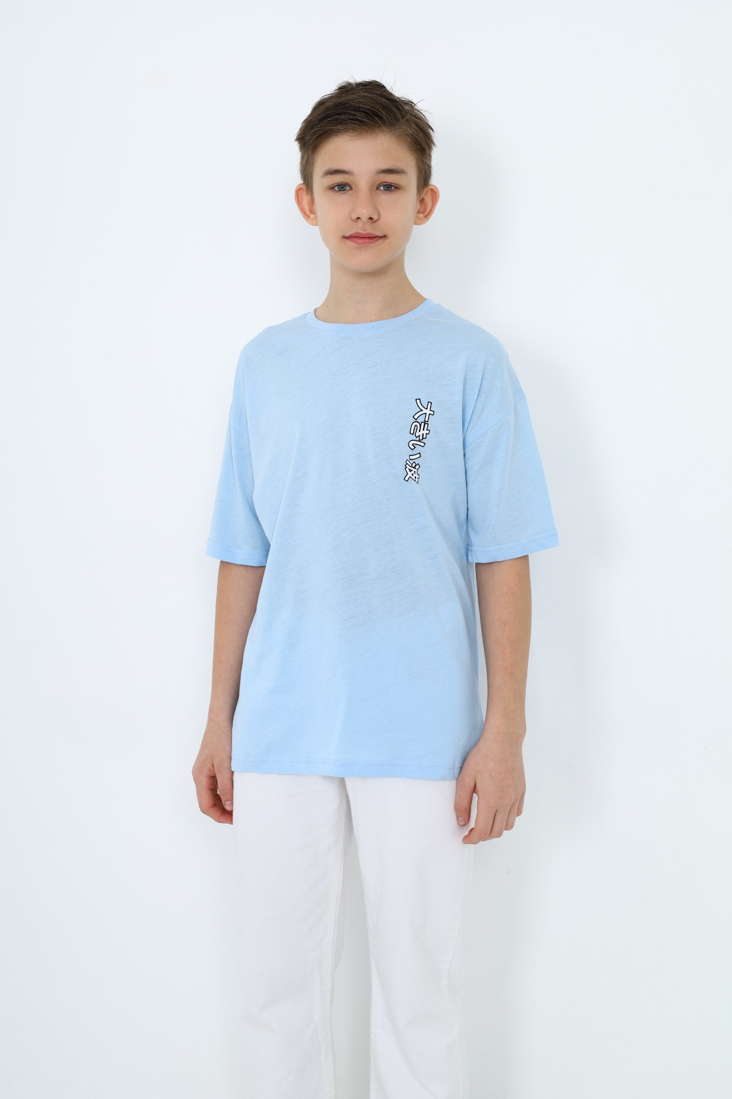 Toontoy  Erkek Çocuk  Göğüsü Yazi  Baskili Tişört