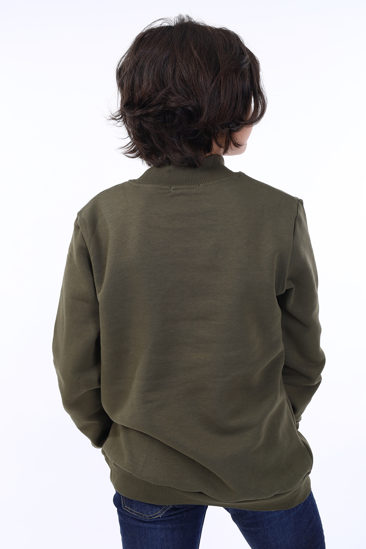 Toontoy Erkek Çocuk Kurt Baskılı Sweatshirt