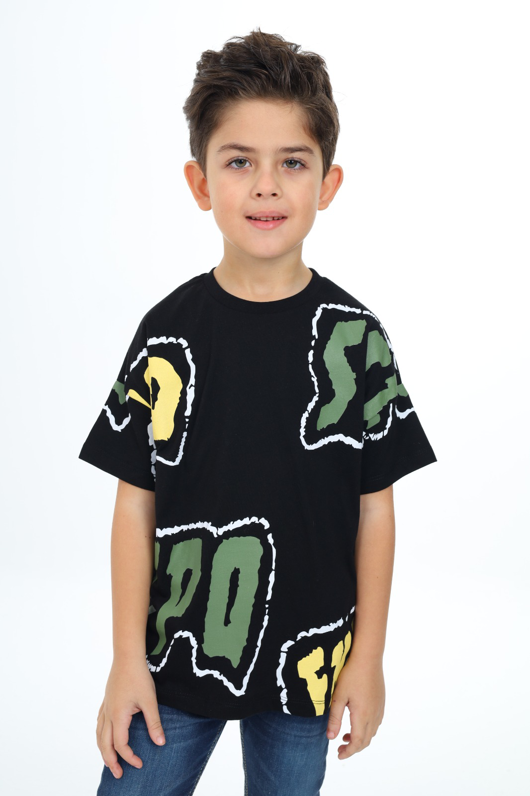 Toontoy Erkek Çocuk  Stpo Baskılı Tişört
