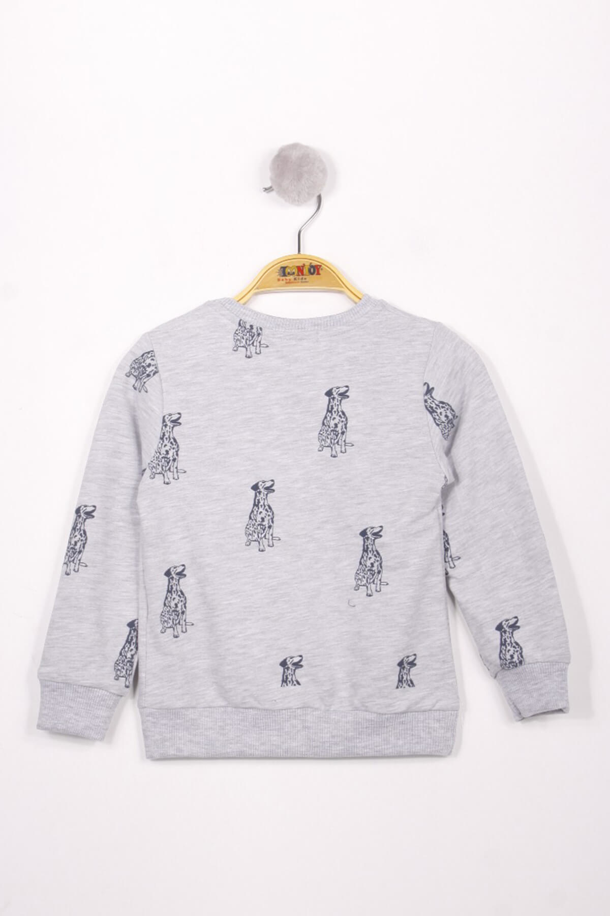 Toontoy Erkek Çocuk Köpek Baskılı Sweatshirt