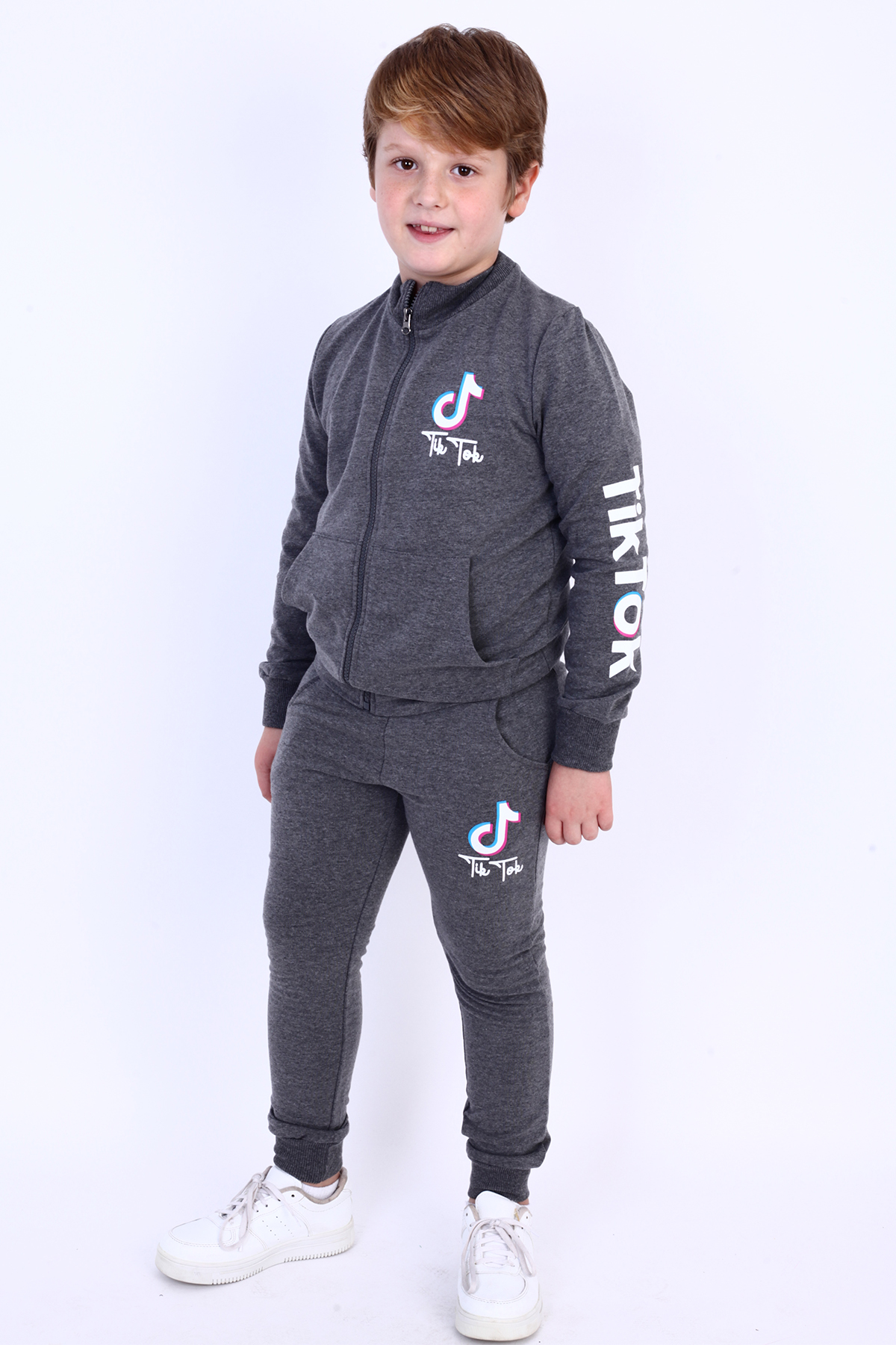 Toontoy  Erkek Çocuk Tiktok Baskılı Takım