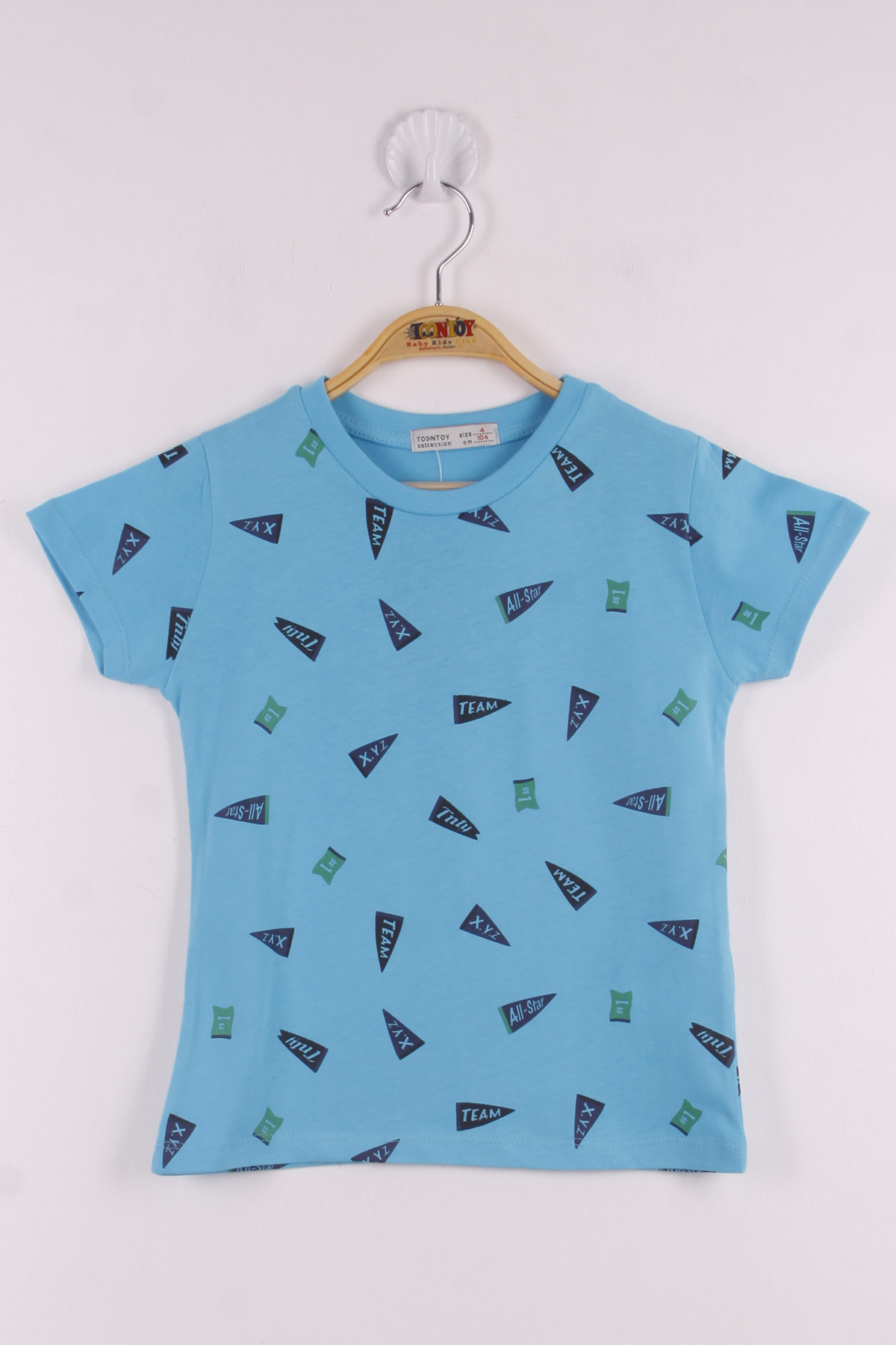 Toontoy Erkek Çocuk Yazı Baskılı T-Shirt