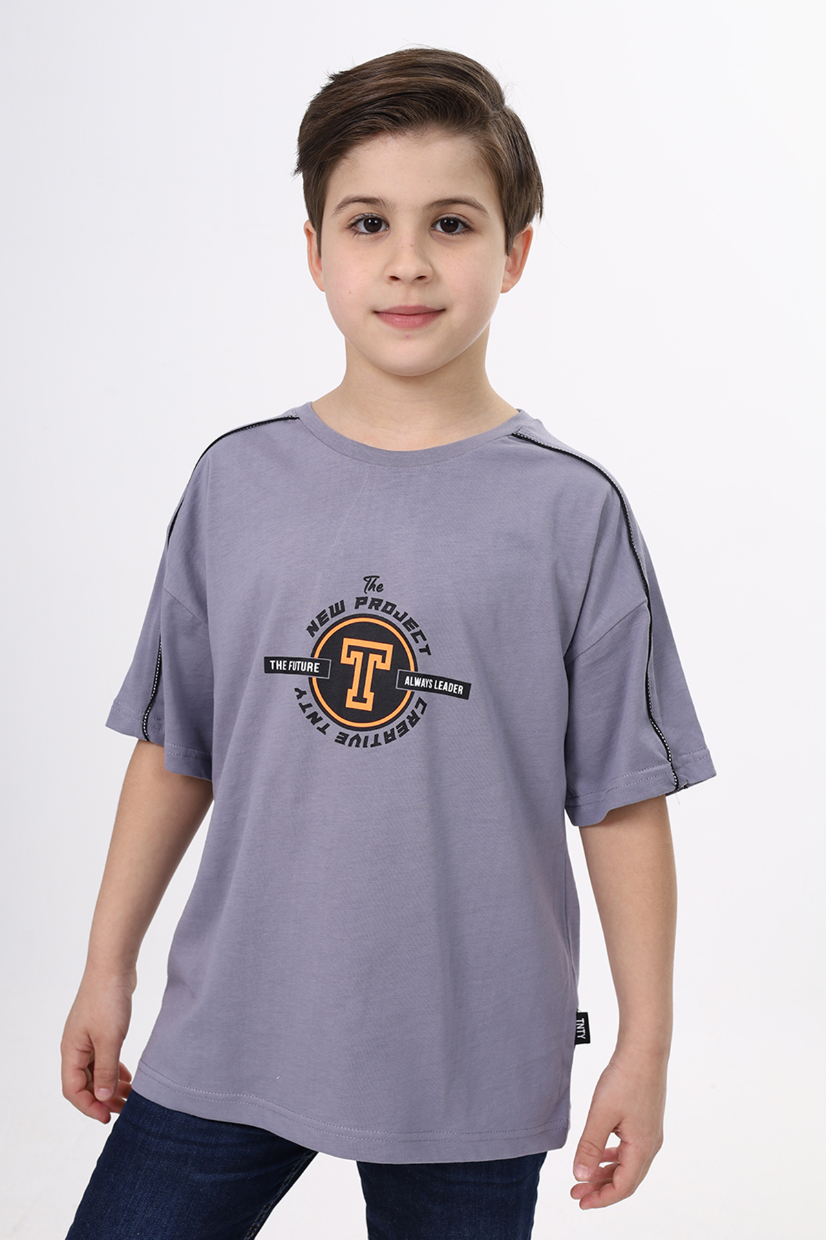 Toontoy Erkek Çocuk  New Project Baskılı Tişört