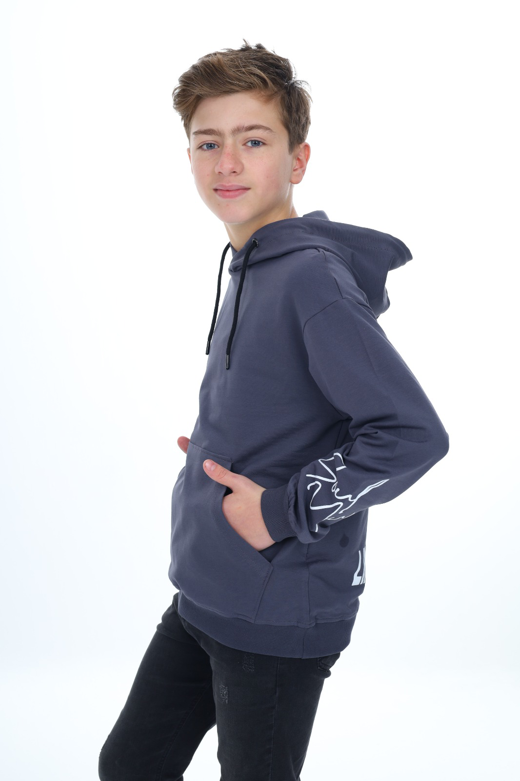 Toontoy Erkek Çocuk Baskılı Sweatshirt