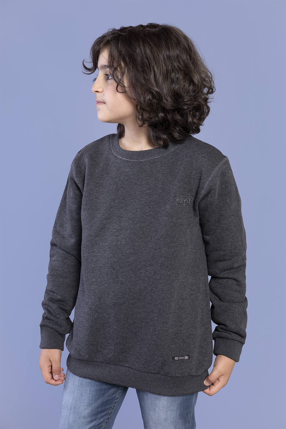 Toontoy Erkek Çocuk Arma Detaylı Sweatshirt