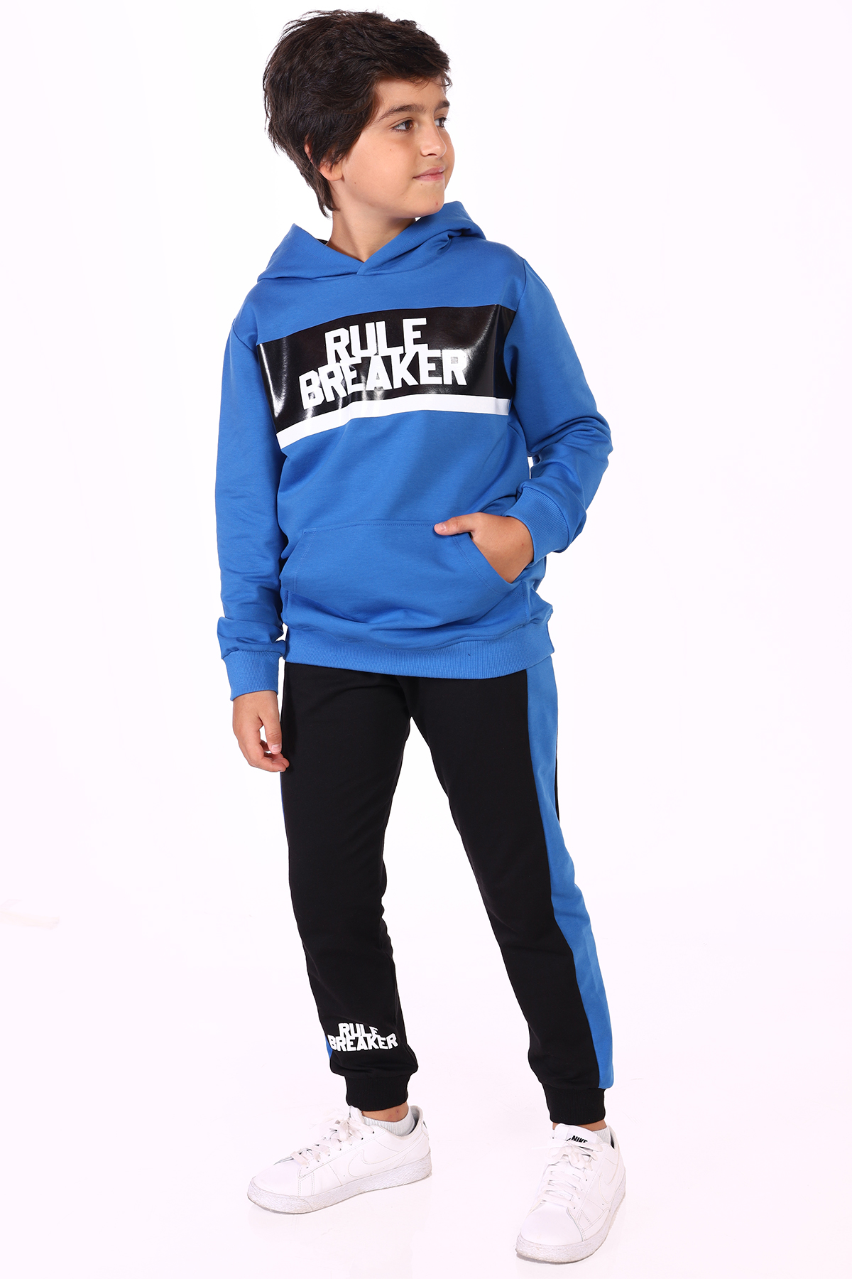 Toontoy  Erkek Çocuk Rule Breaker Baskılı Eşofman Takım