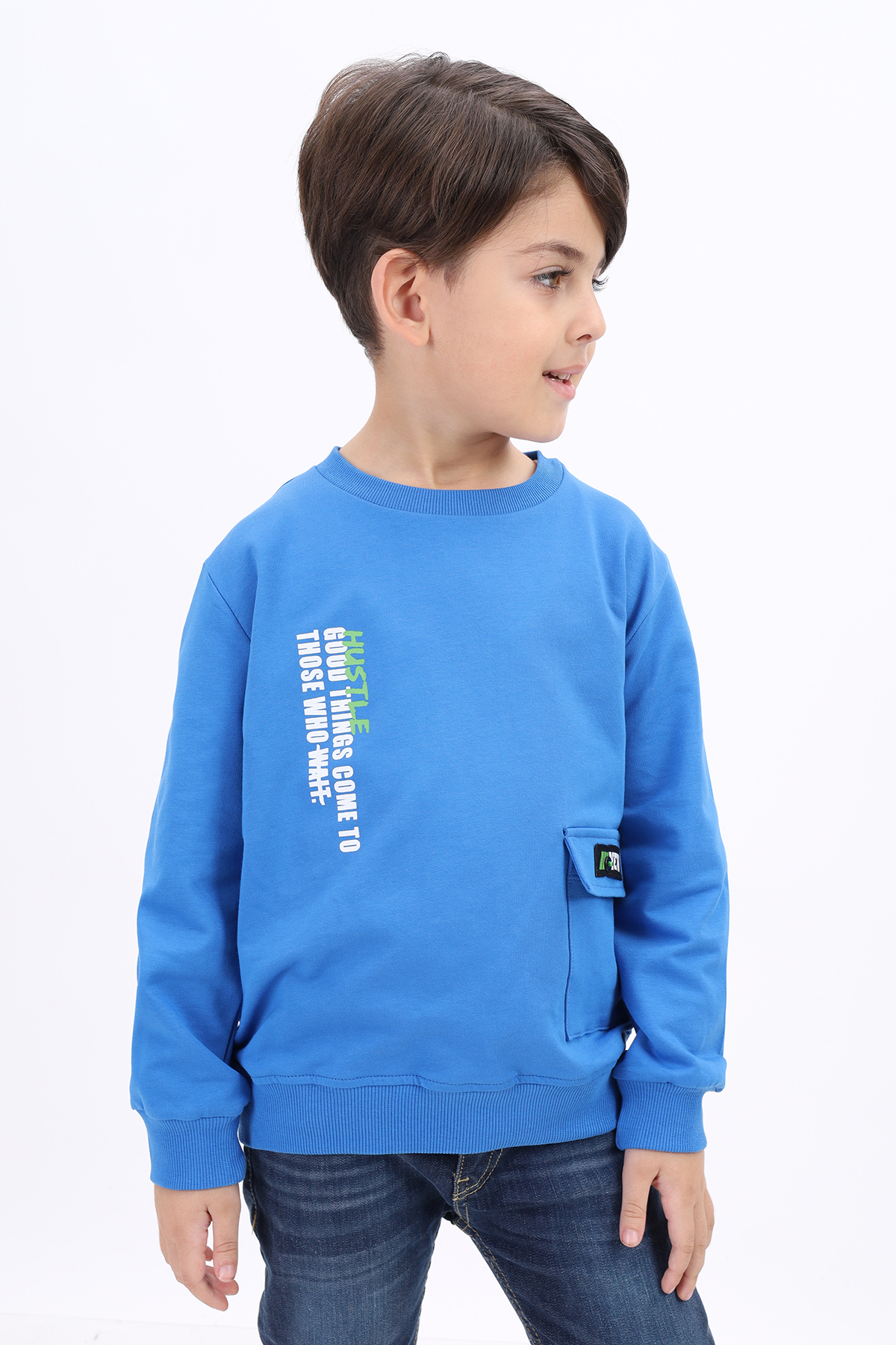 Toontoy Erkek Çocuk Baskılı Sweatshirt