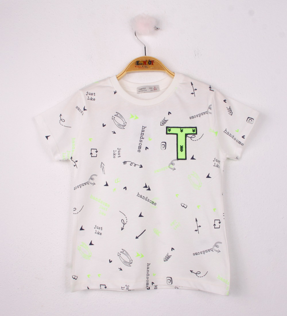 Toontoy Erkek Çocuk T Nakışlı Tişört