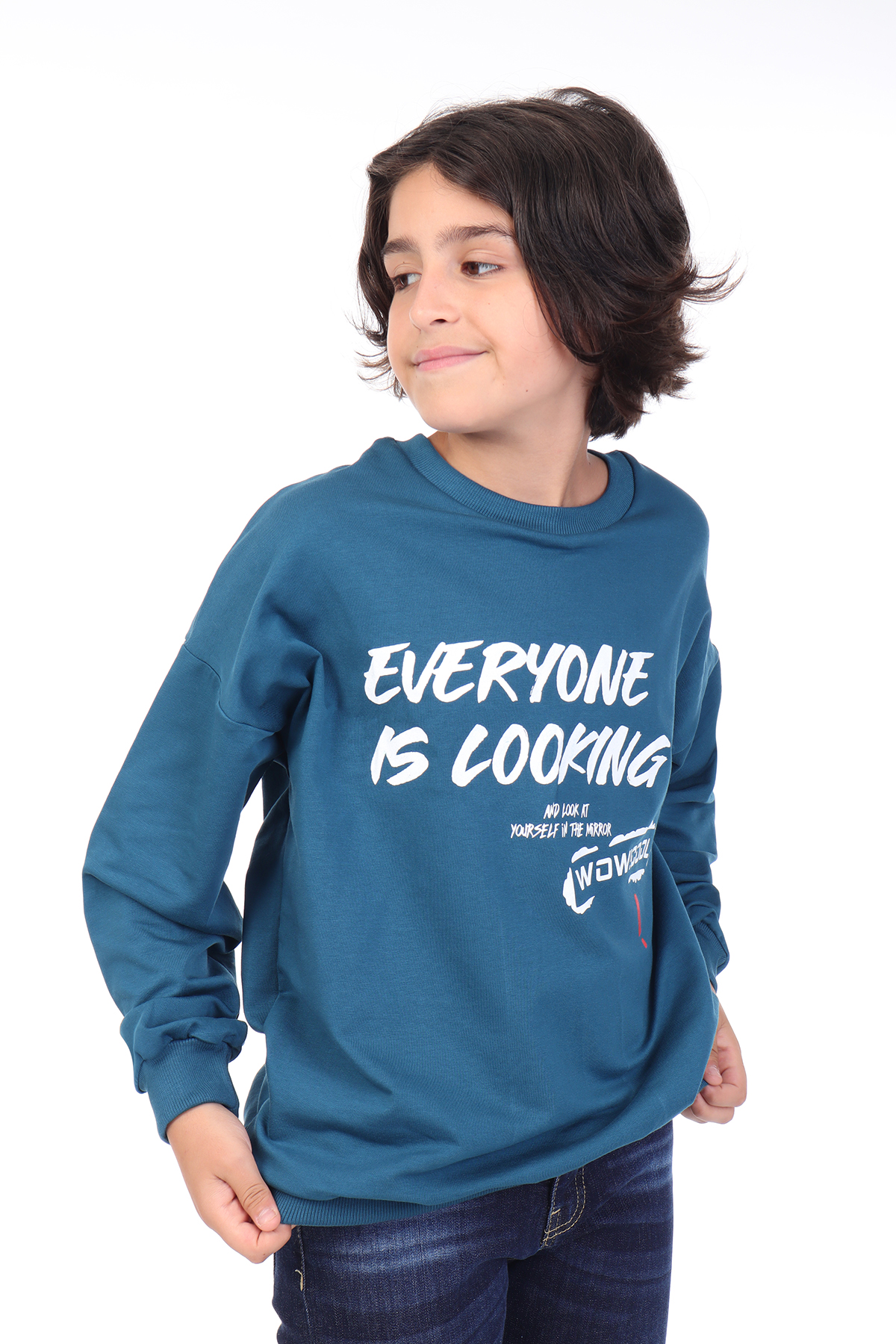 Toontoy Erkek Çocuk Baskılı Sweatshirt