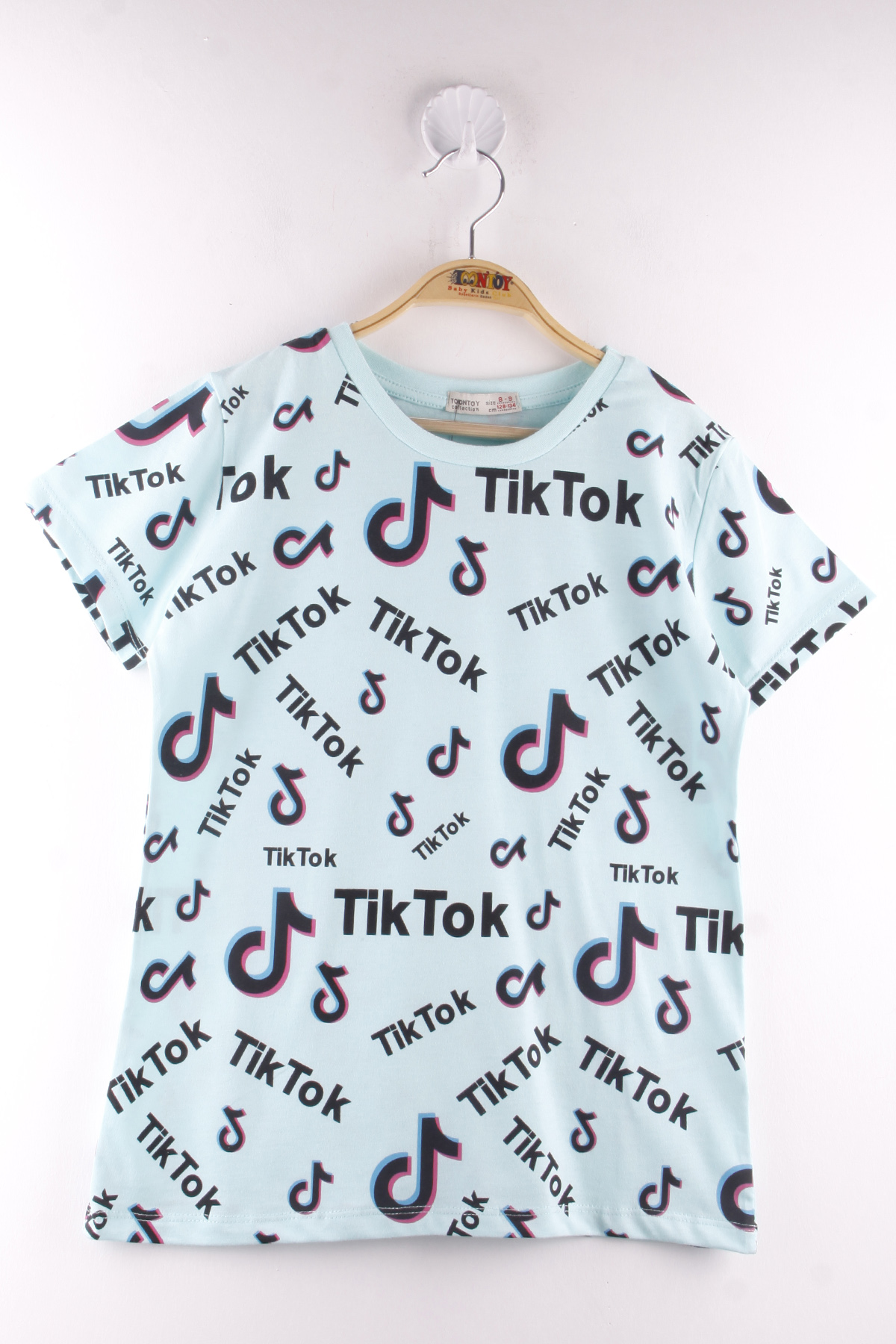 Toontoy Erkek Çocuk TikTok Baskılı Tişört