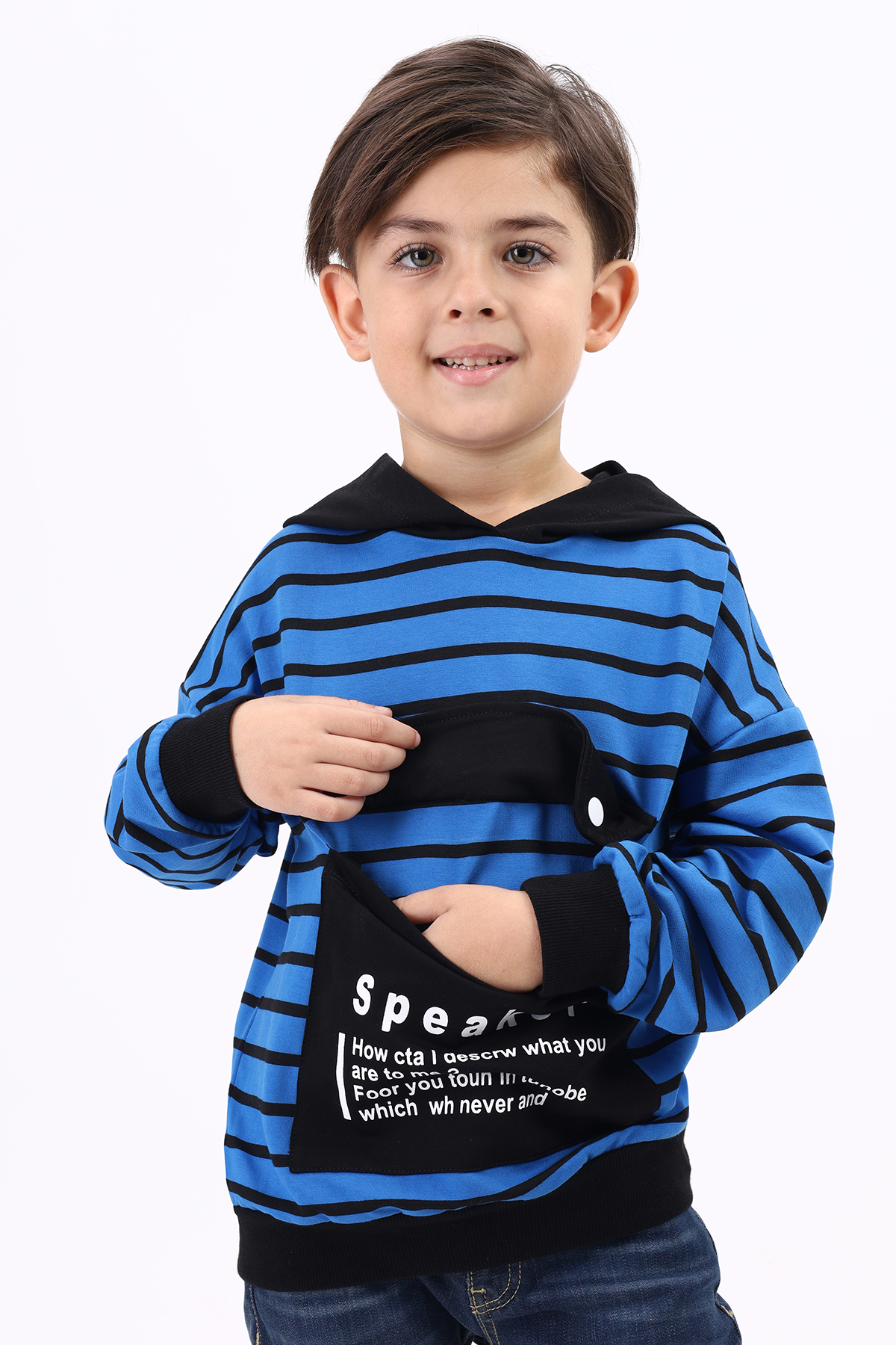 Toontoy Erkek Çocuk  Speaker Baskılı Sweatshirt