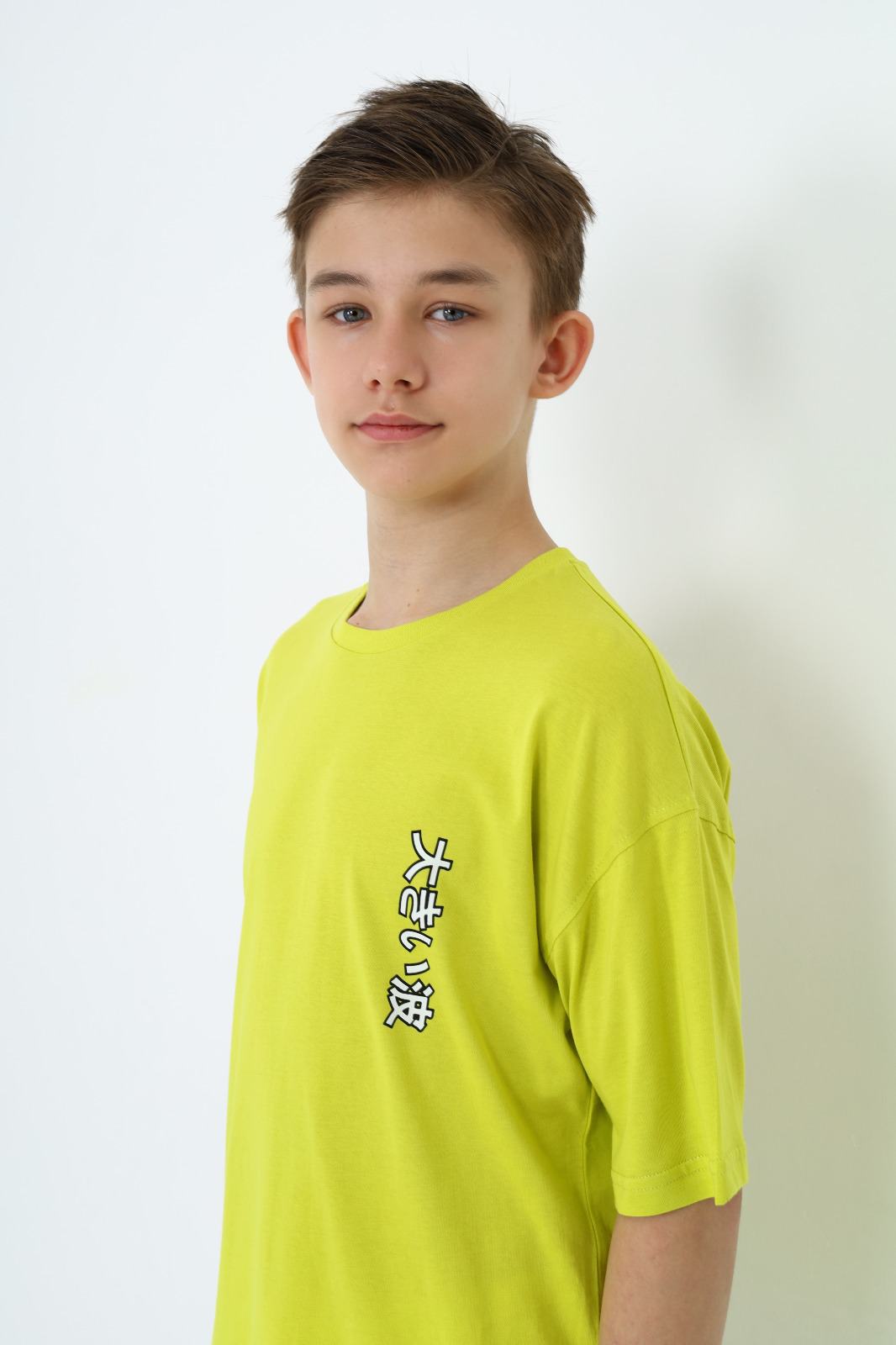 Toontoy  Erkek Çocuk  Göğüsü Yazi  Baskili Tişört