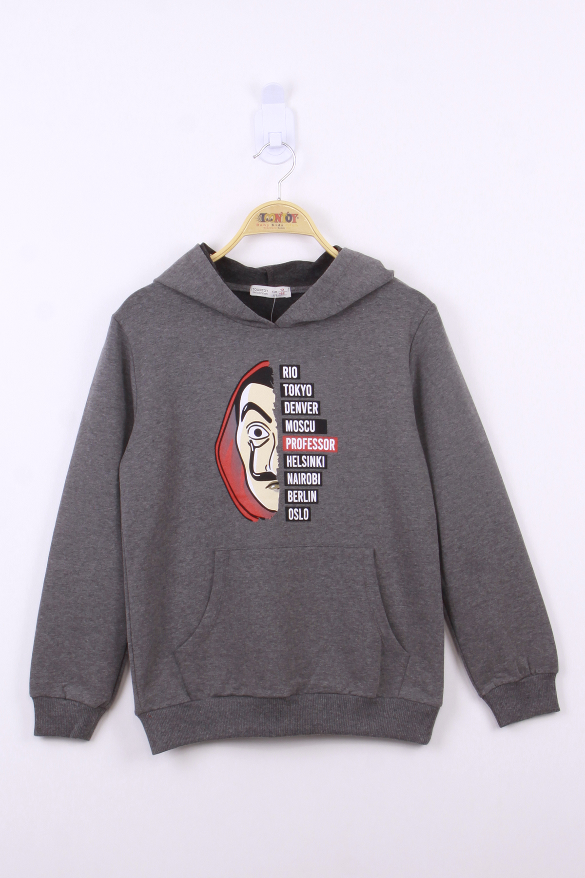 Toontoy Erkek Çocuk La Casa Baskılı Sweatshirt