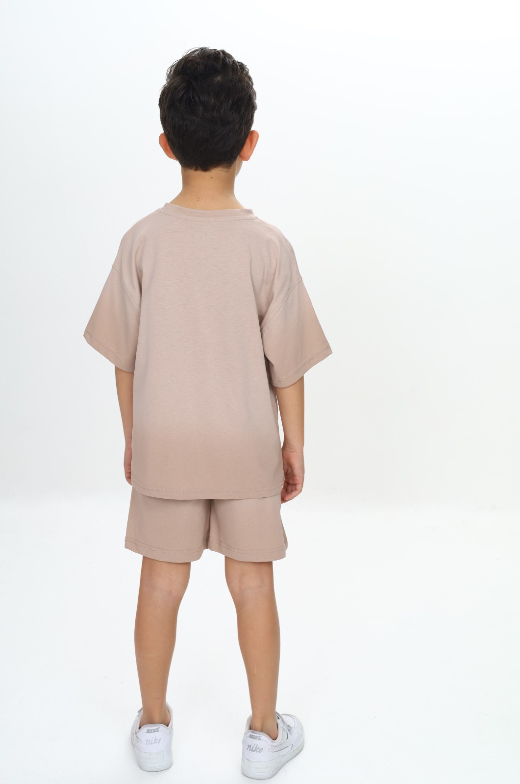 Toontoy  Erkek Çocuk Yikama Efektli Baskili Şortlu Takim