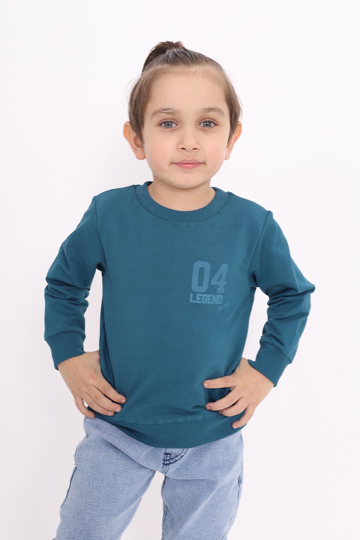 Toontoy Erkek Çocuk Baskılı Sweatshirt