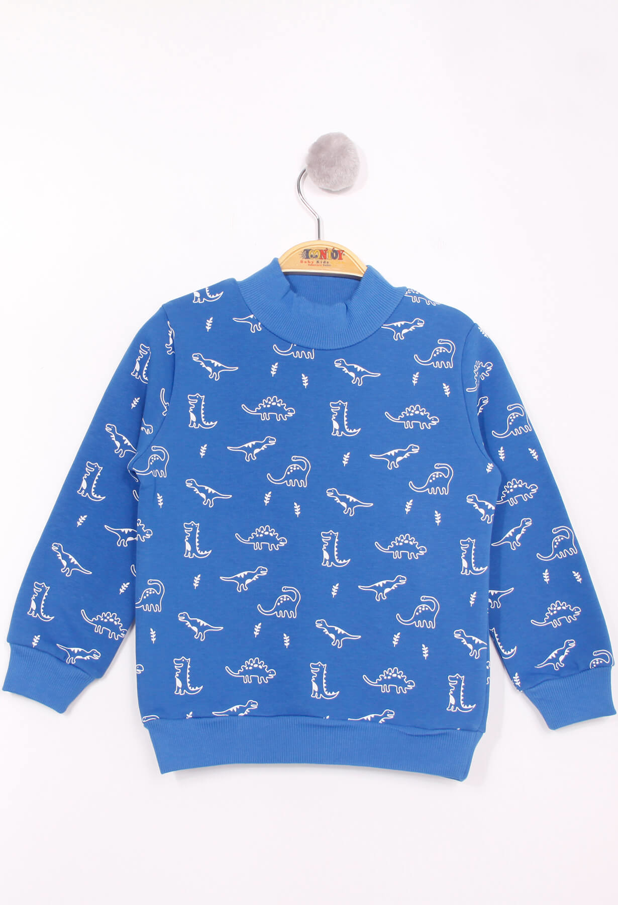 Toontoy Erkek Çocuk Dinazor Baskılı Sweatshirt