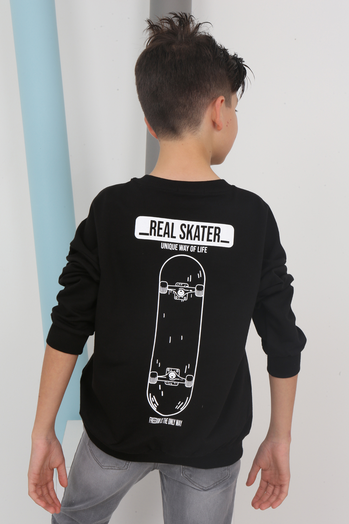 Toontoy Erkek Çocuk Baskılı Sweatshirt