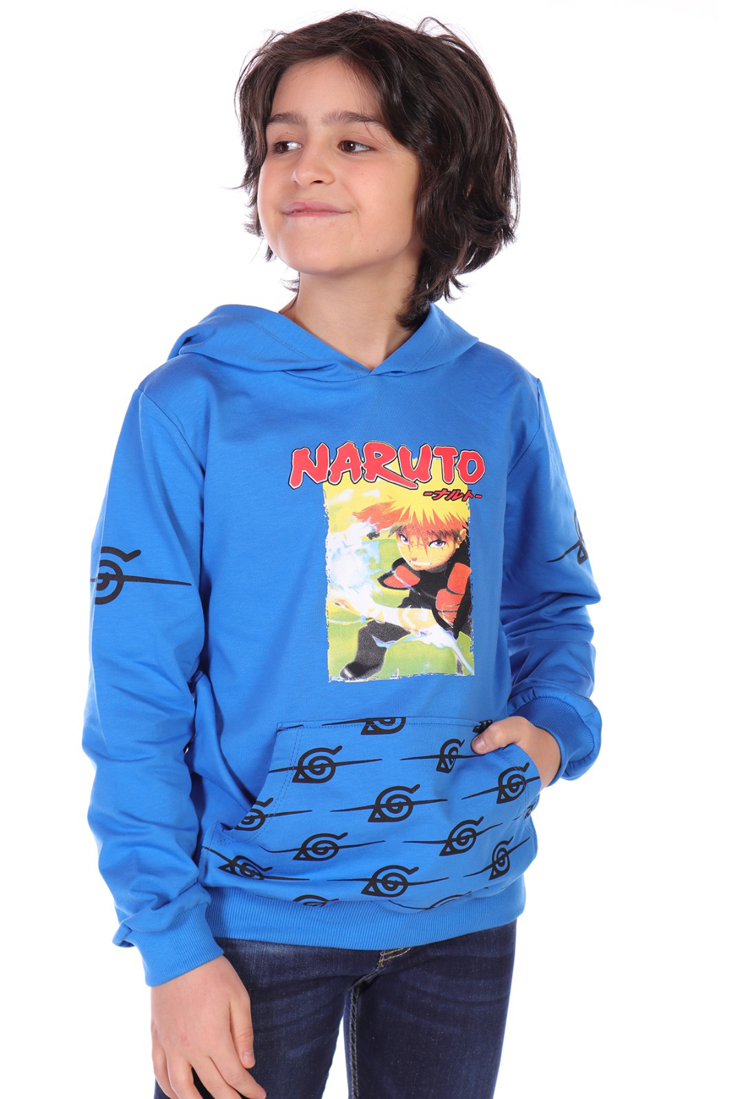 Toontoy Erkek Çocuk  Naruto Baskılı Sweatshirt