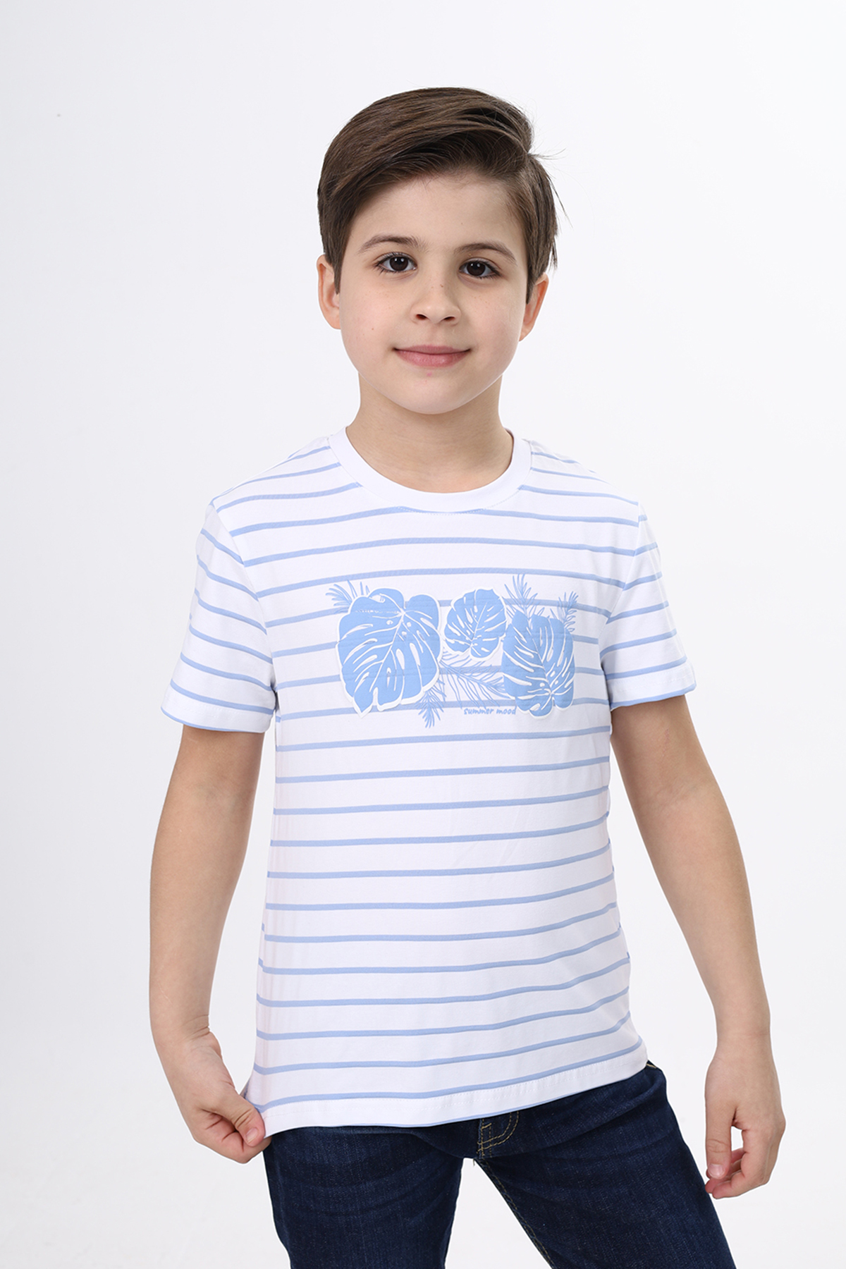 Toontoy Erkek Çocuk Çizgili Tişört