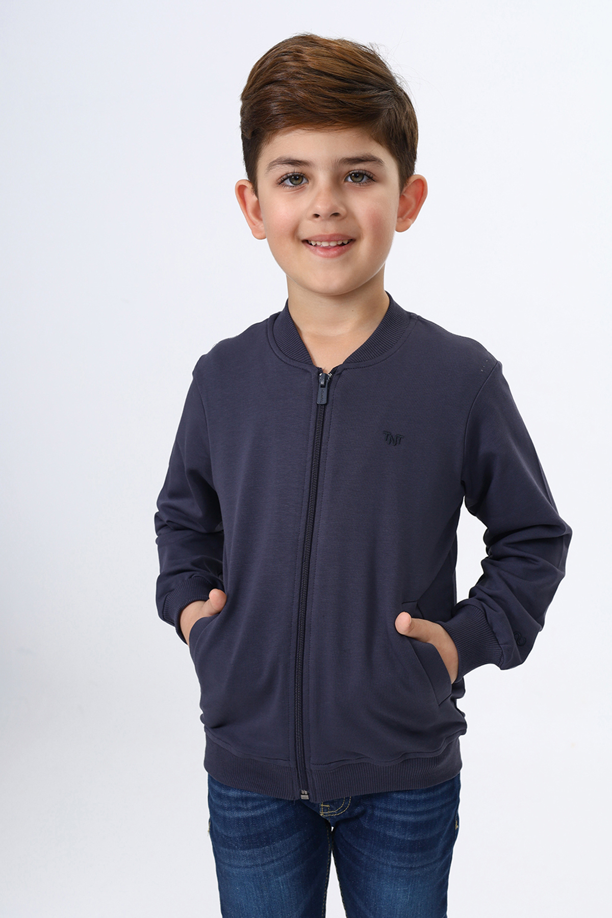Toontoy Erkek Çocuk Nakışlı Hırka