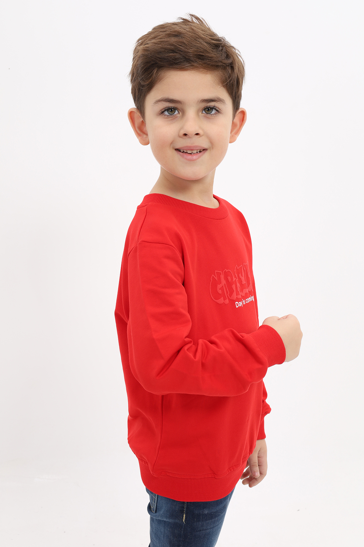 Toontoy Erkek Çocuk Baskılı Sweatshirt