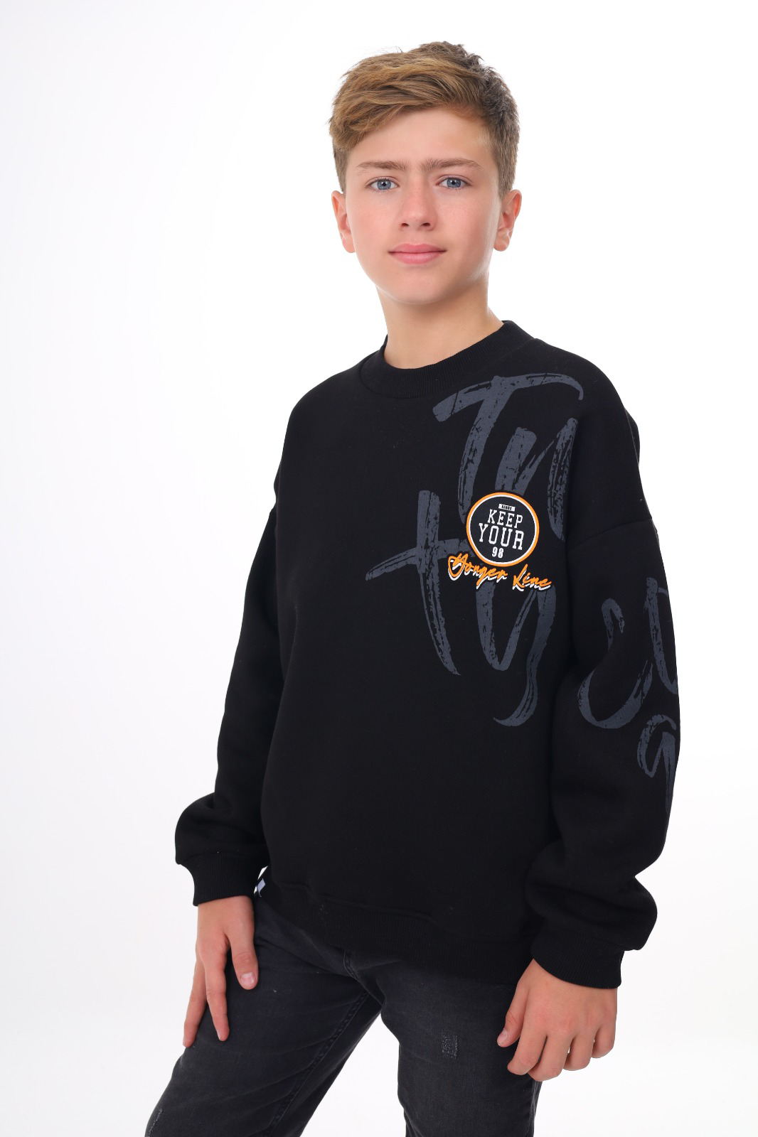 Toontoy Erkek Çocuk Baskılı Sweatshirt