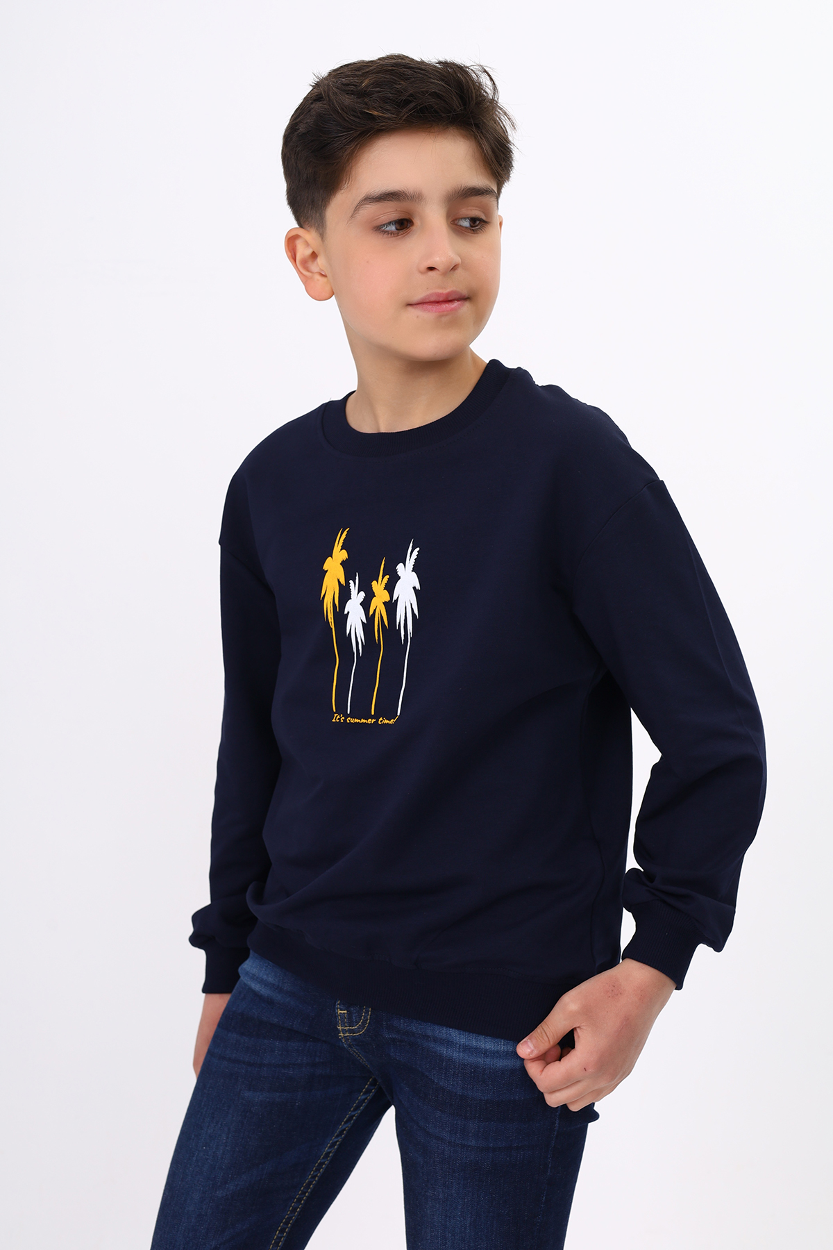 Toontoy Erkek Çocuk Baskılı Sweatshirt