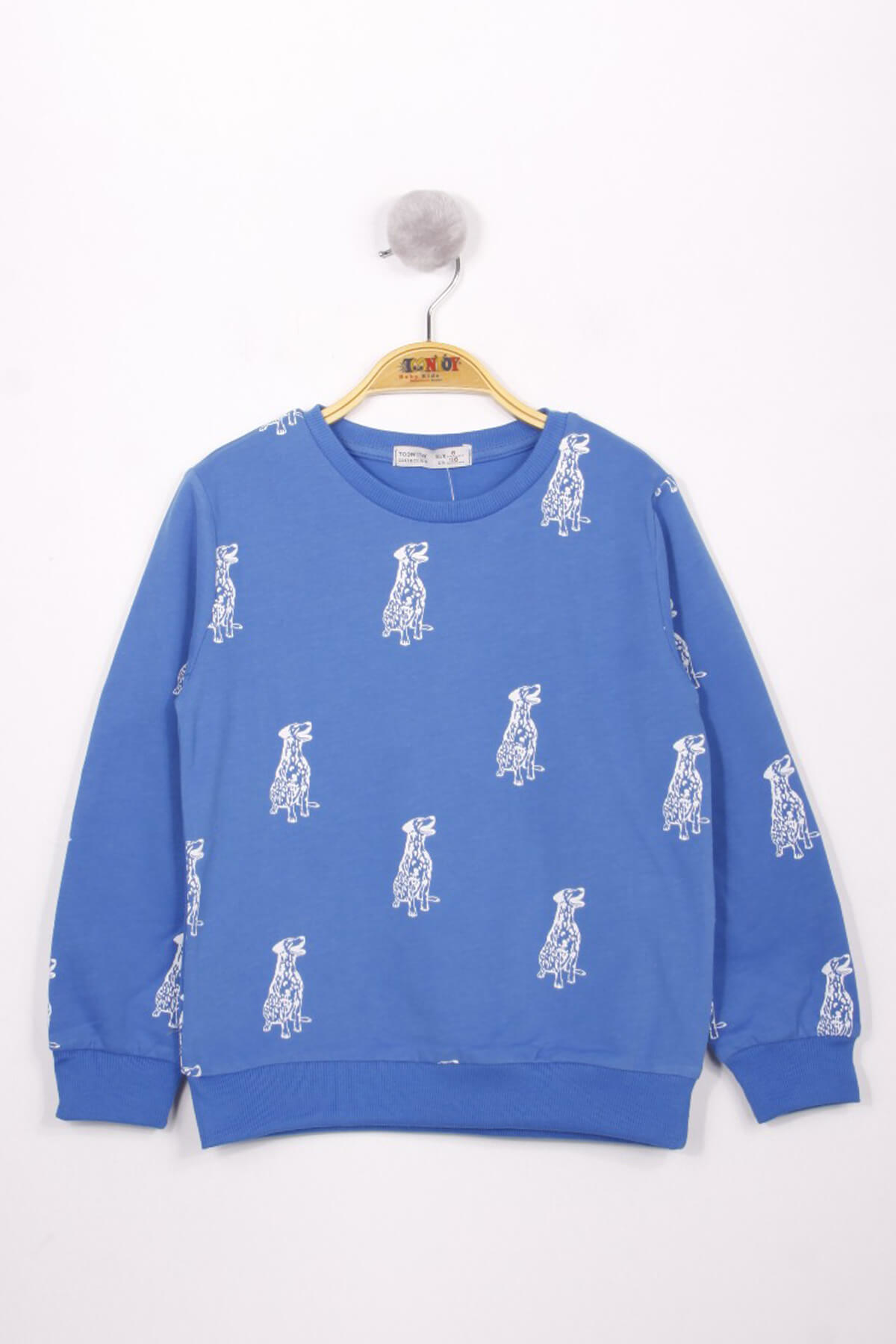 Toontoy Erkek Çocuk Köpek Baskılı Sweatshirt