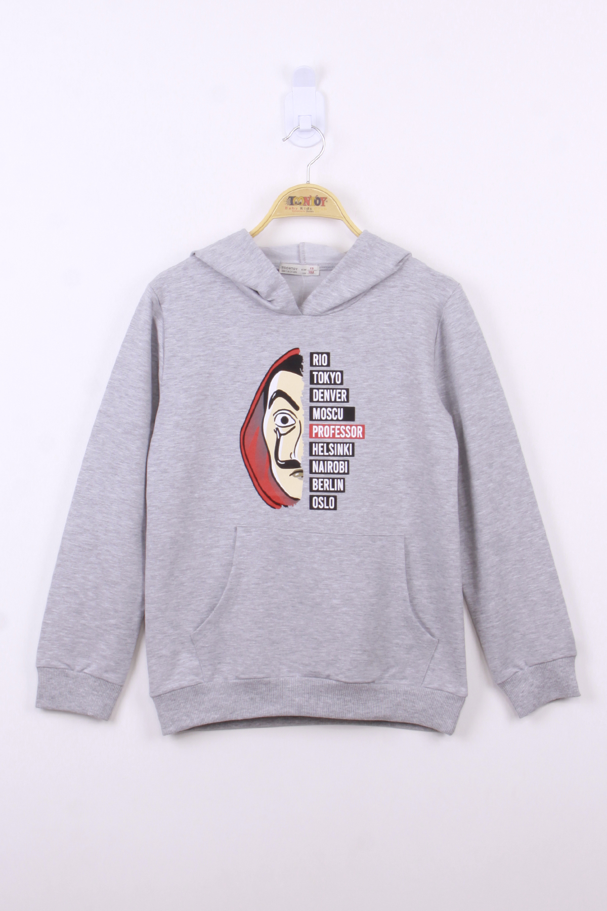 Toontoy Erkek Çocuk La Casa Baskılı Sweatshirt