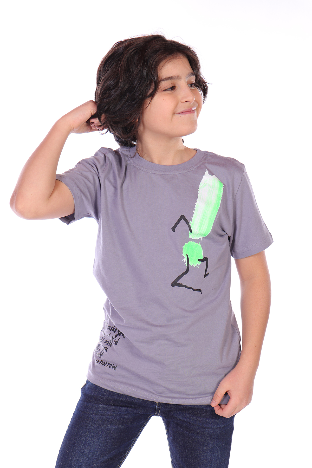 Toontoy Erkek Çocuk Yazı Baskılı Tişört