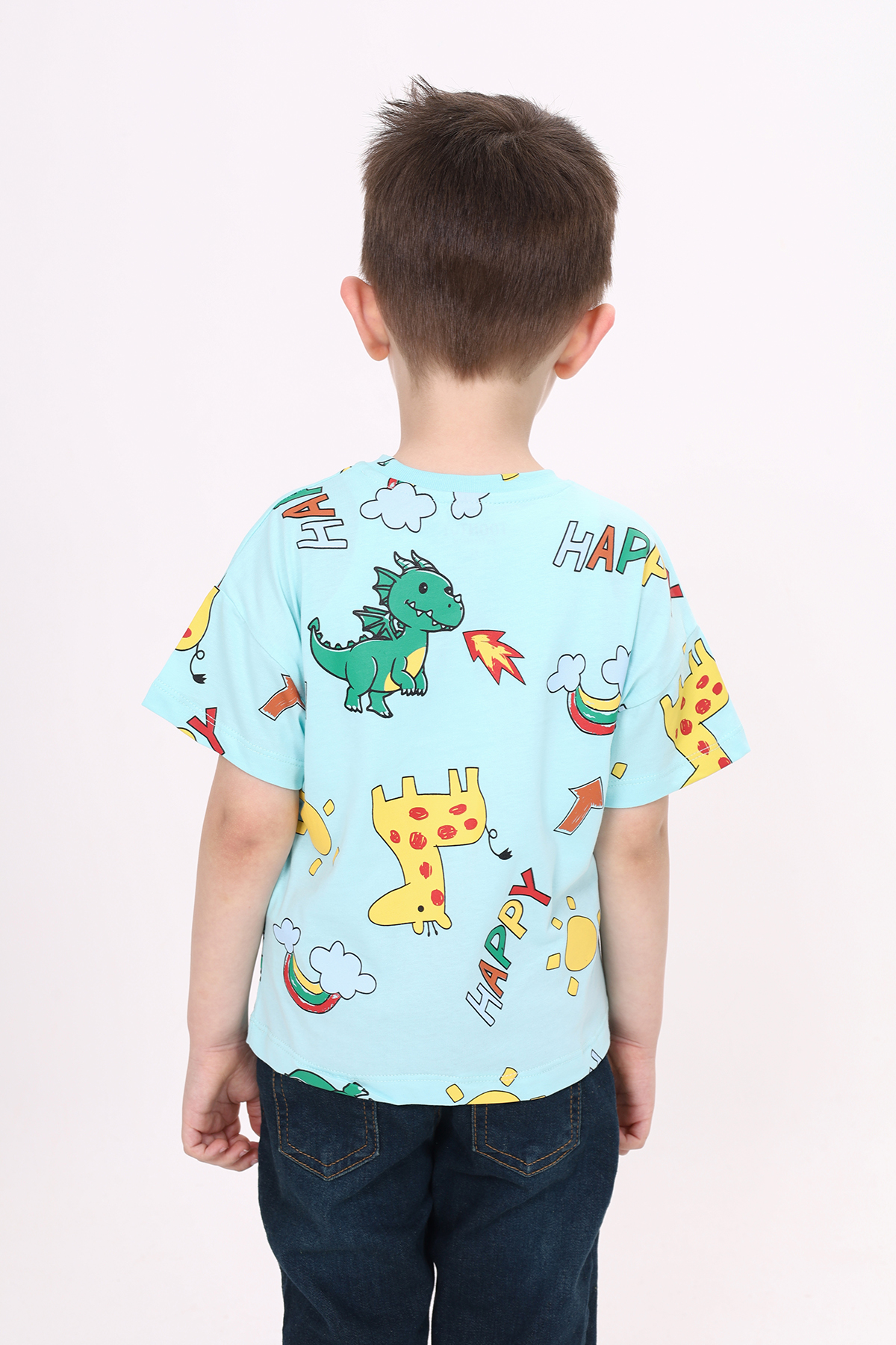 Toontoy Erkek Çocuk Baskılı Tişört